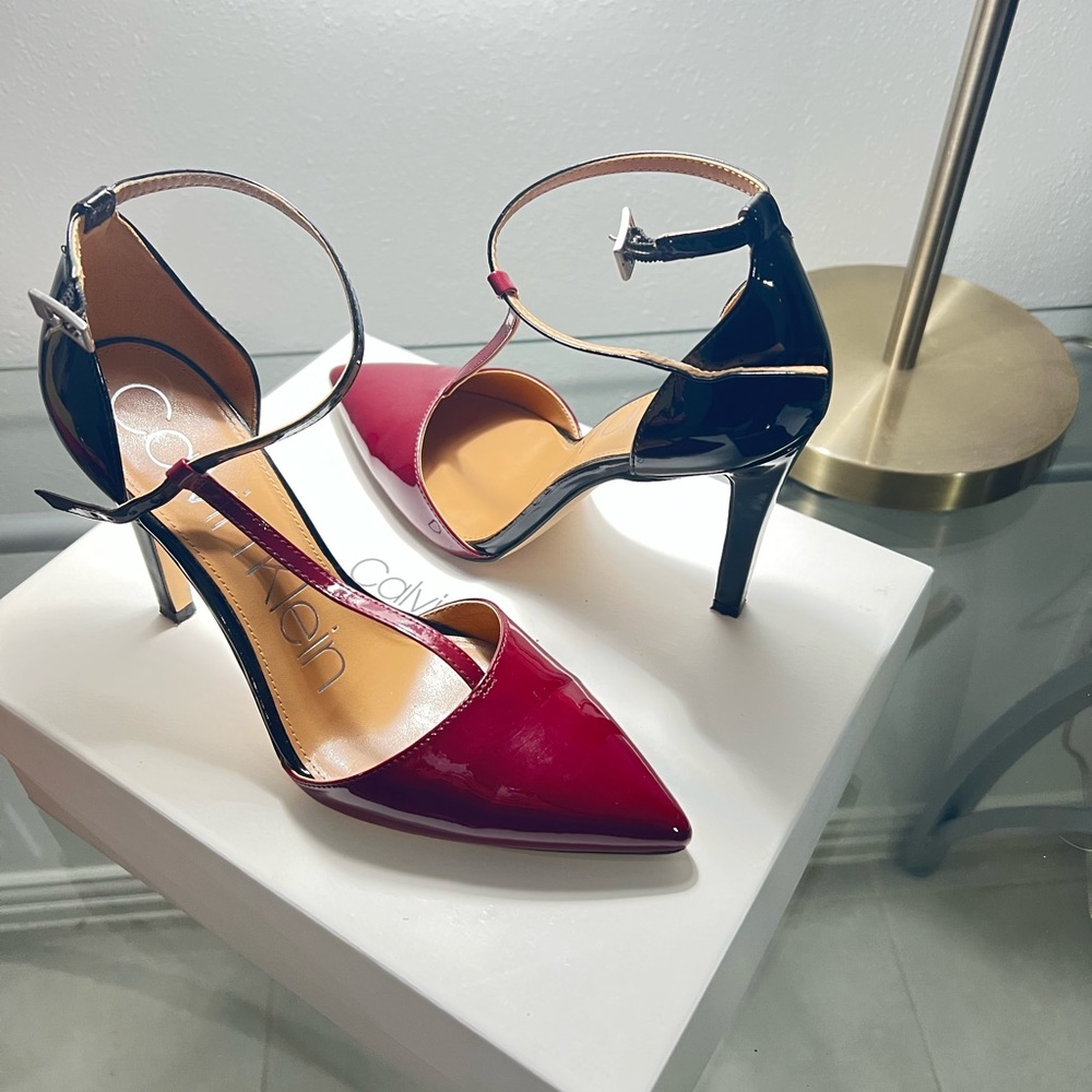 Calvin Klein T-Strap Heels